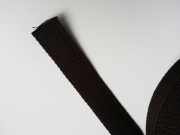 RESTSTCK 82 cm Gurtband Baumwolle 3,0 cm breit - dunkelbraun #56