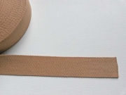 RESTSTCK 31 cm Gurtband Baumwolle 4 cm breit, camel 44