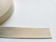 RESTSTCK 26 cm Gurtband Baumwolle 4 cm breit, natur 51