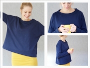 Schnittmuster Oversized Shirt Frau Isa Studio Schnittreif