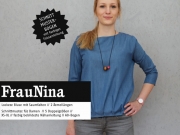 Schnittmuster Bluse mit Saumfalte Frau Nina Studio Schnittreif