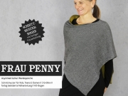 Frau Penny asymmetrischer Wendeponcho