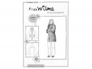 Schnittmuster Long Sweatjacke Frau Wilma Farbenmix