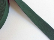 Gurtband Baumwolle PL, 3 cm breit, dunkelgrün