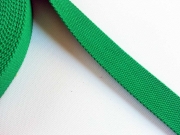 Gurtband Baumwolle Polyester 3,2 cm breit, grasgrün