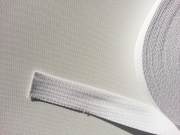 Gurtband Baumwolle 3,0 cm breit - weiß #1