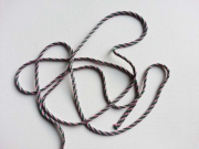 Kordelband 5 mm, rosa grasgrn