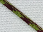 Kordelband 4 mm, braun grn