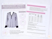 Papierschnittmuster Blusenshirt aus Jersey Lillesol No.5