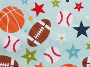 Riley Blake Play Ball - helles mint