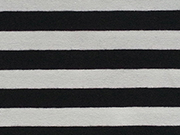 Jerseystoff Streifen 1 cm (garngefrbt), schwarz wei