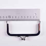 Taschenbgel Taschenverschluss Metall, silber