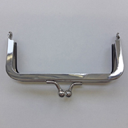 Taschenbgel Taschenverschluss Metall, silber