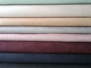 RESTST�CK 48 cm elastisches Wildleder Imitat Fake Suede - altrosa