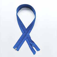 Reiverschluss teilbar 60 cm, kobaltblau #740